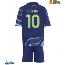 Ajax Oscar Gloukh #10 Bortedraktsett Barn 2025-26 Kortermet (+ Korte bukser)